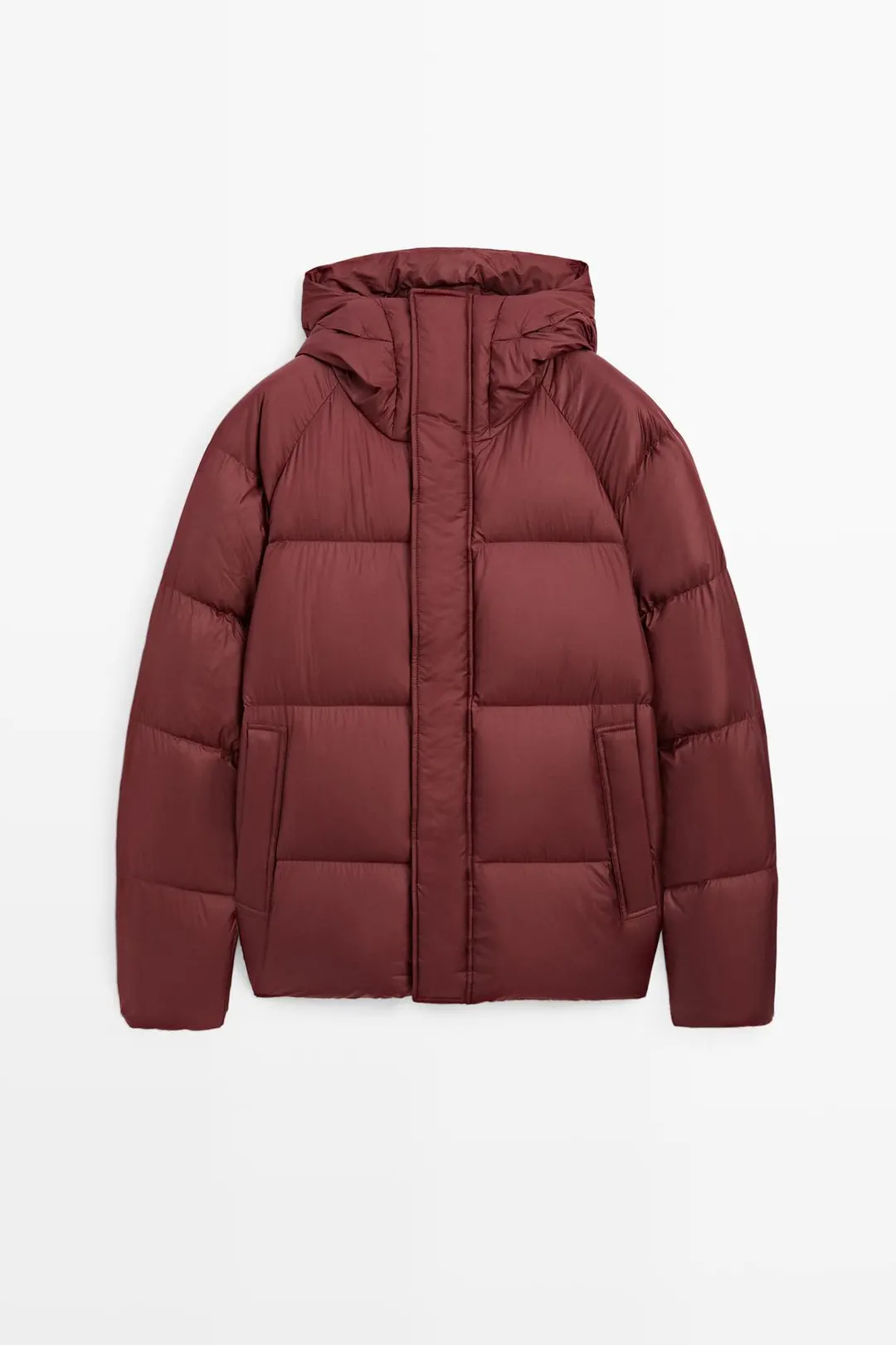 Пуховик с капюшоном, Massimo Dutti