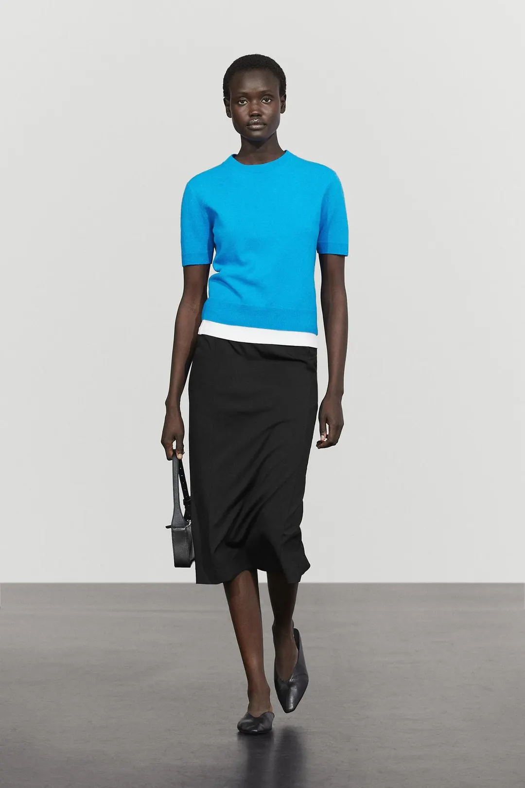 Юбка миди прямого кроя, Massimo Dutti
