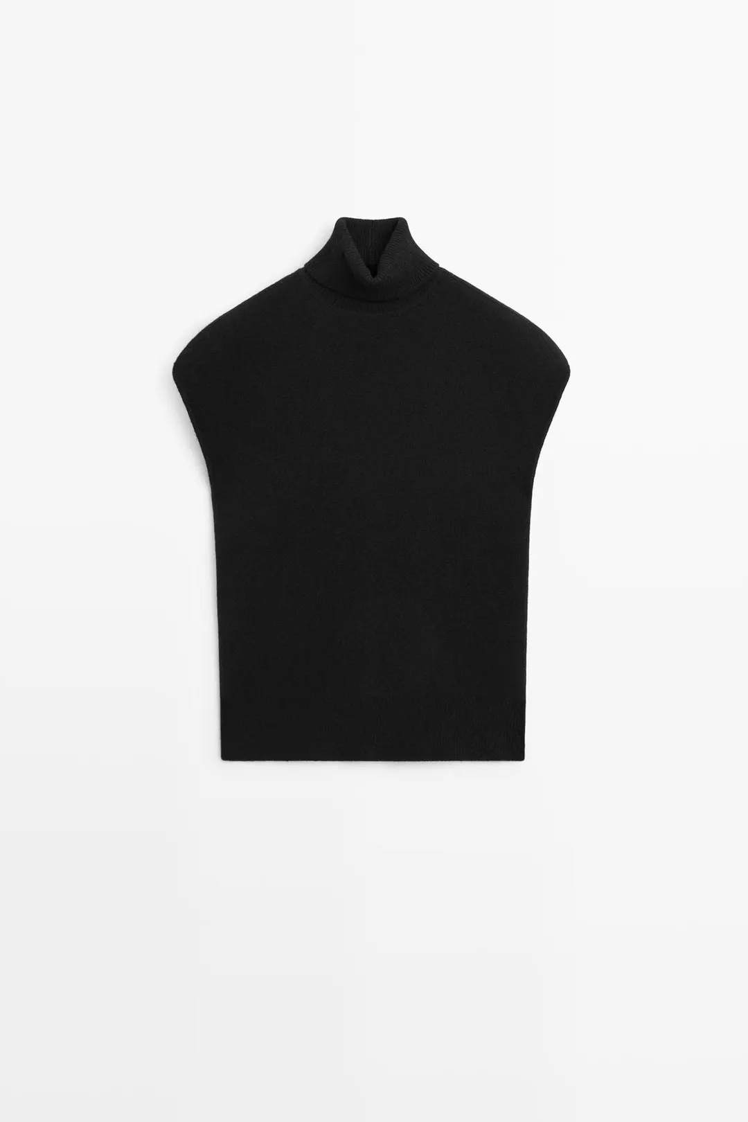 Трикотажный свитер с боковыми разрезами, Massimo Dutti