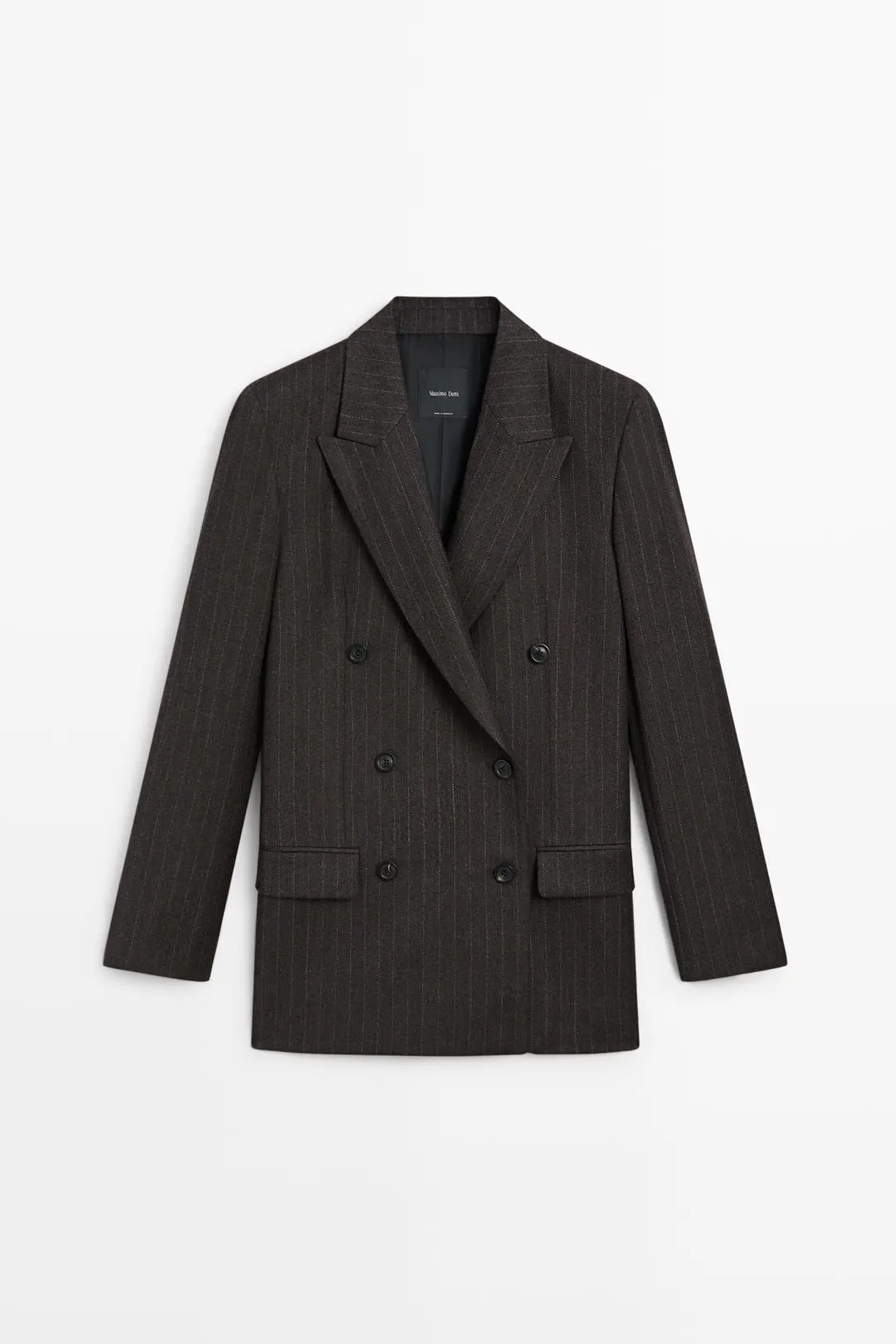 Костюмный пиджак в тонкую полоску, Massimo Dutti