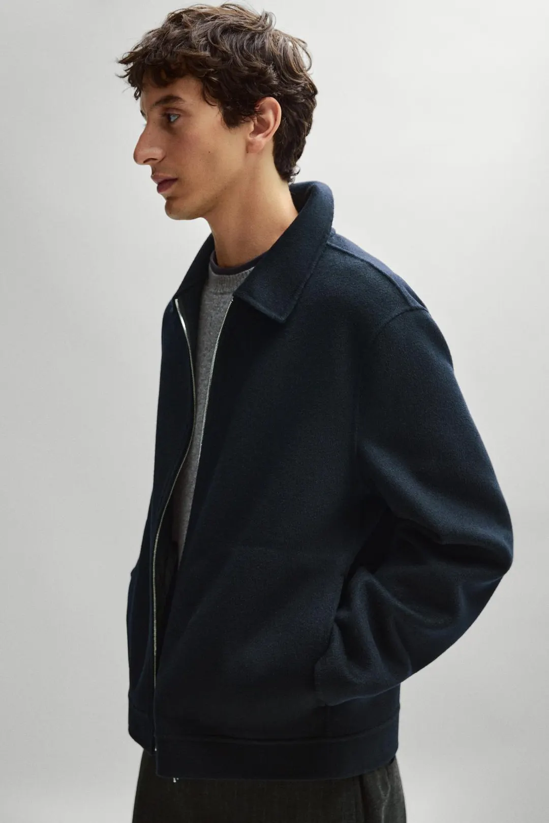 Куртка из двухслойной смесовой шерсти, Massimo Dutti