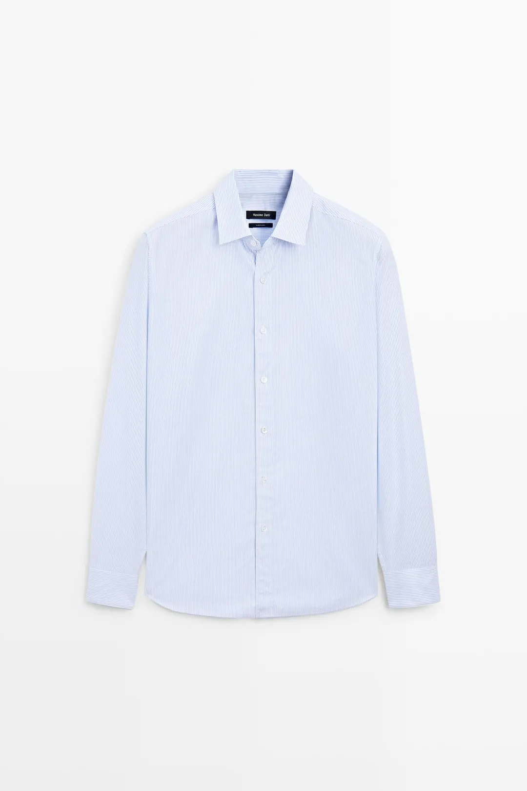 Рубашка стандартного кроя в тонкую полоску, Massimo Dutti