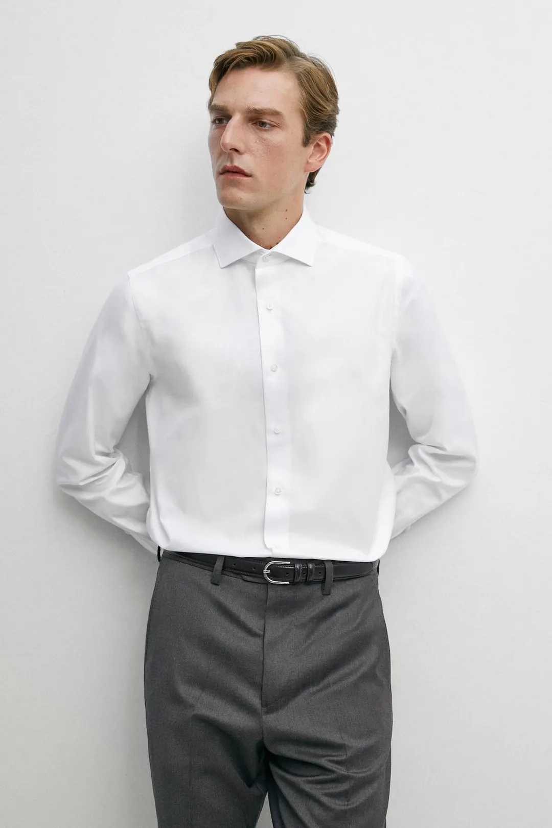 Рубашка из 100% хлопка, Massimo Dutti