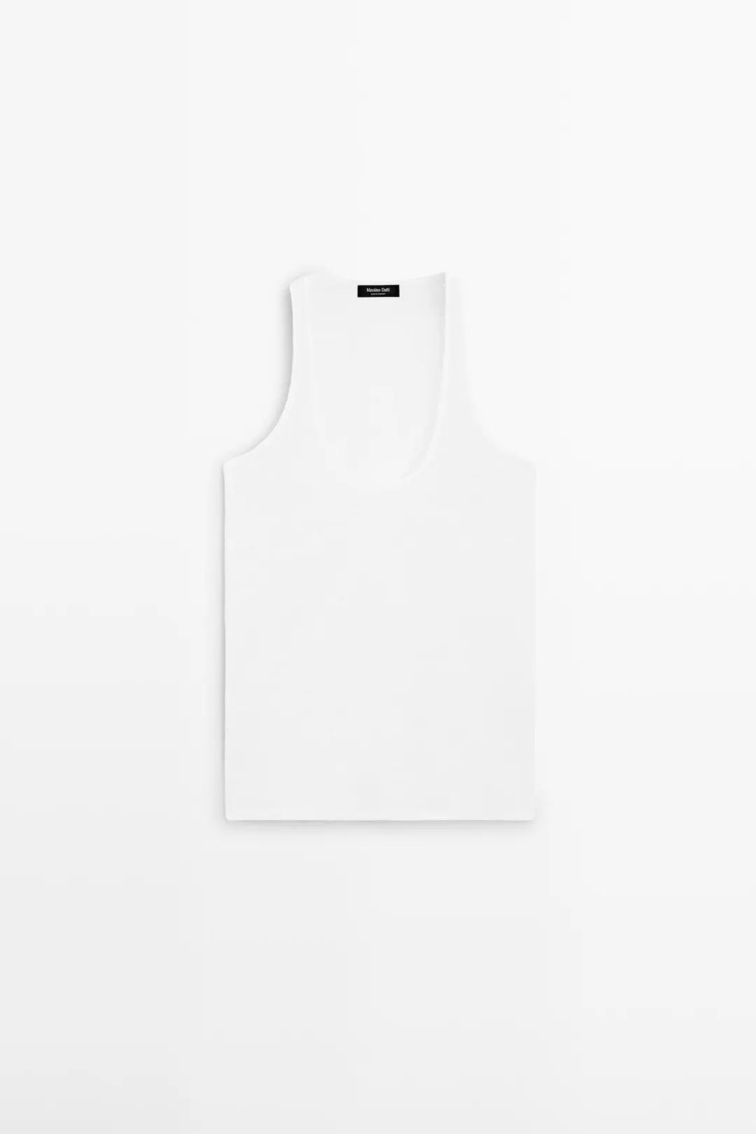 Струящийся топ из 100% льна, Massimo Dutti