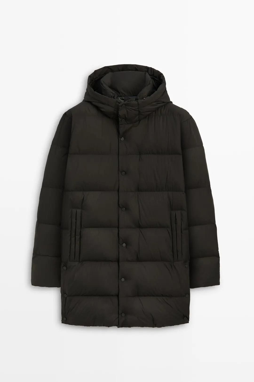 Пуховик с капюшоном, Massimo Dutti