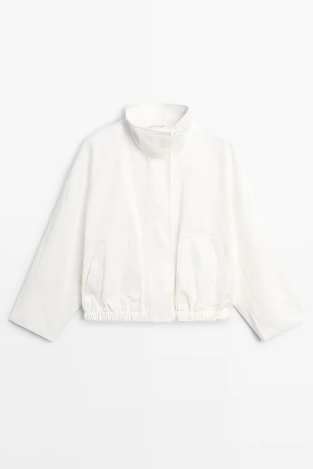 Бомбер из 100% хлопка, Massimo Dutti