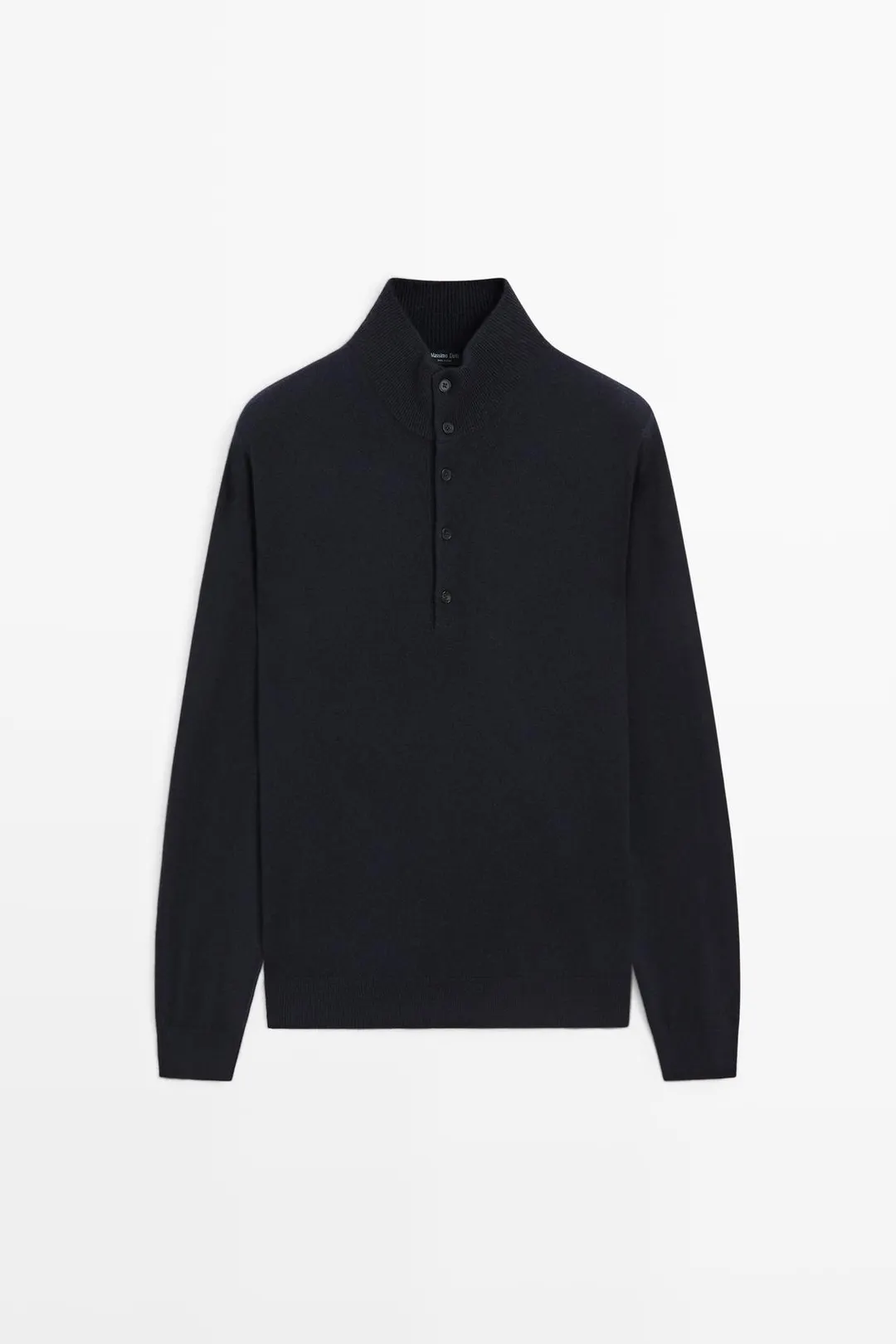 Свитер из смесовой шерсти с воротником-стойкой, Massimo Dutti