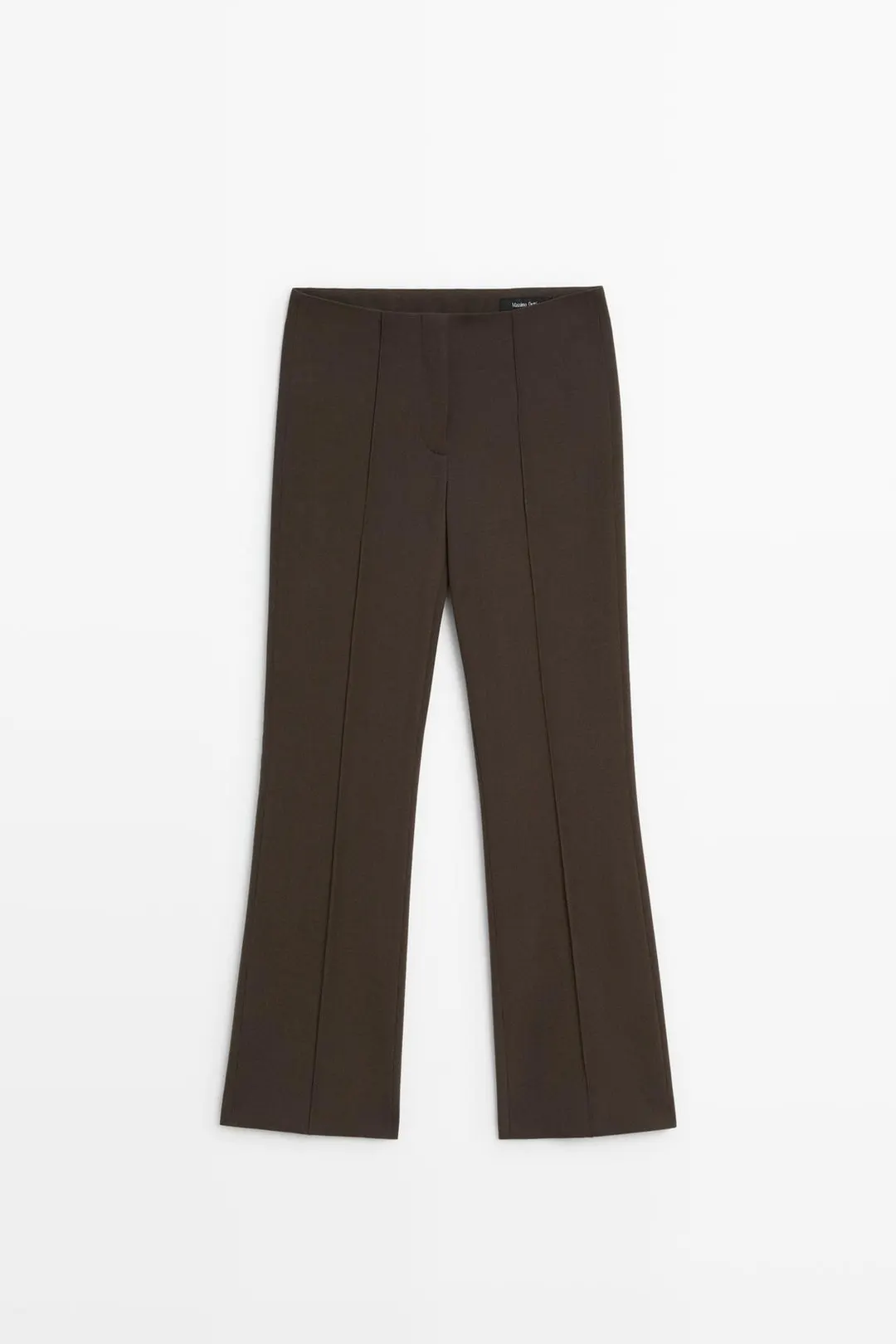 Расклешенные брюки из смесовой шерсти, Massimo Dutti