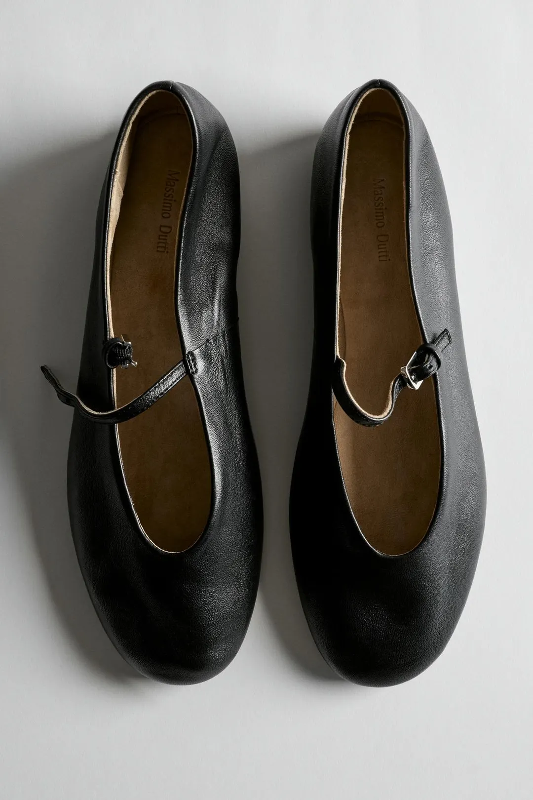 Балетки из мягкой кожи, Massimo Dutti
