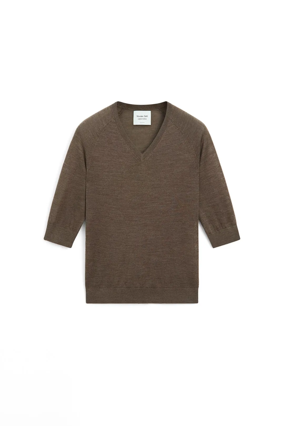 Свитер из 100% шерсти LIMITED EDITION, Massimo Dutti