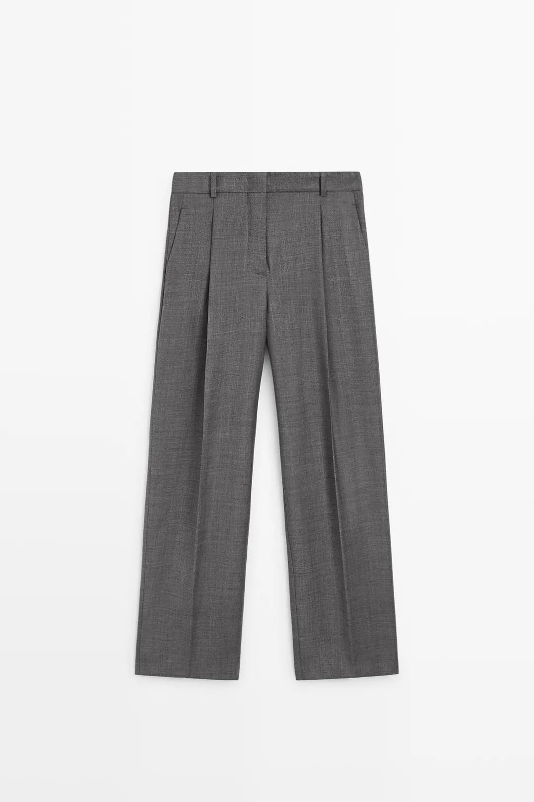 Костюмные брюки из 100% шерсти, Massimo Dutti