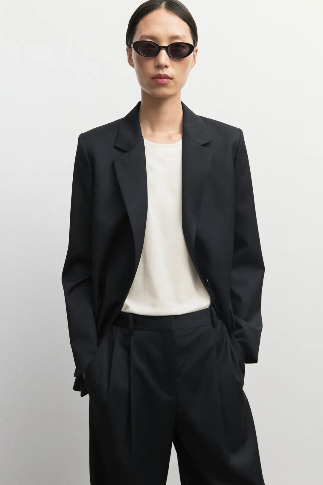 Пиджак на двух пуговицах из 100% особо тонкой шерсти, Massimo Dutti