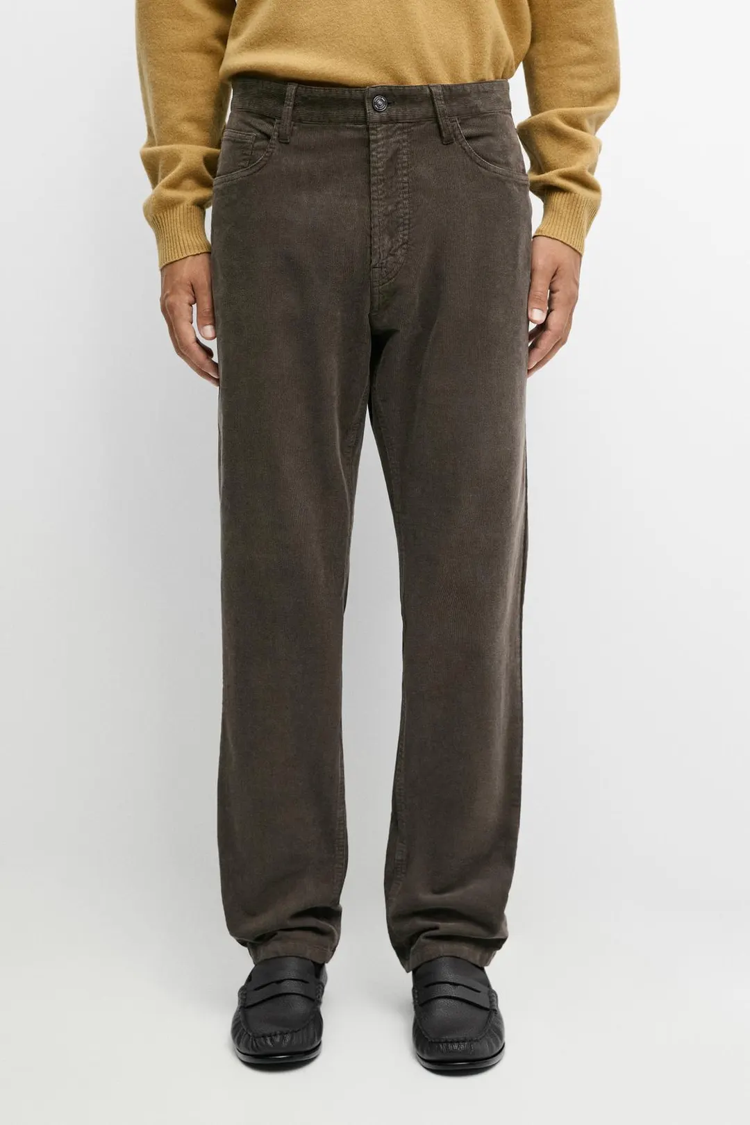 Вельветовые брюки зауженного кроя, Massimo Dutti