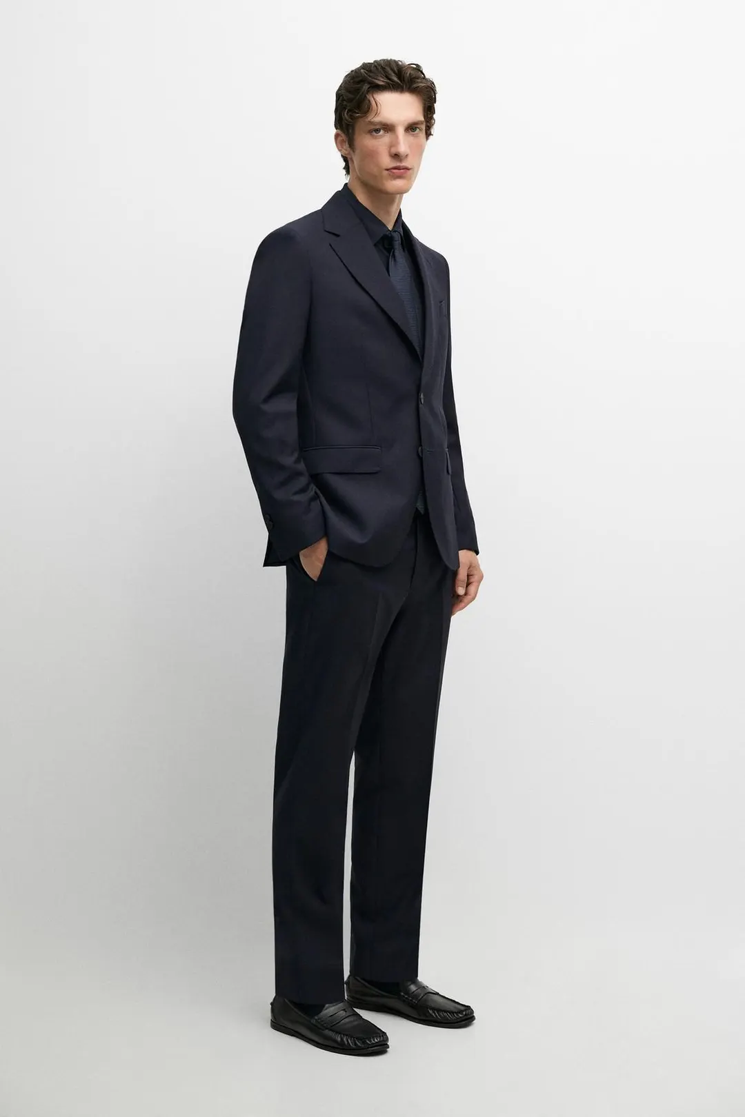 Пиджак костюмный фактурный, Massimo Dutti
