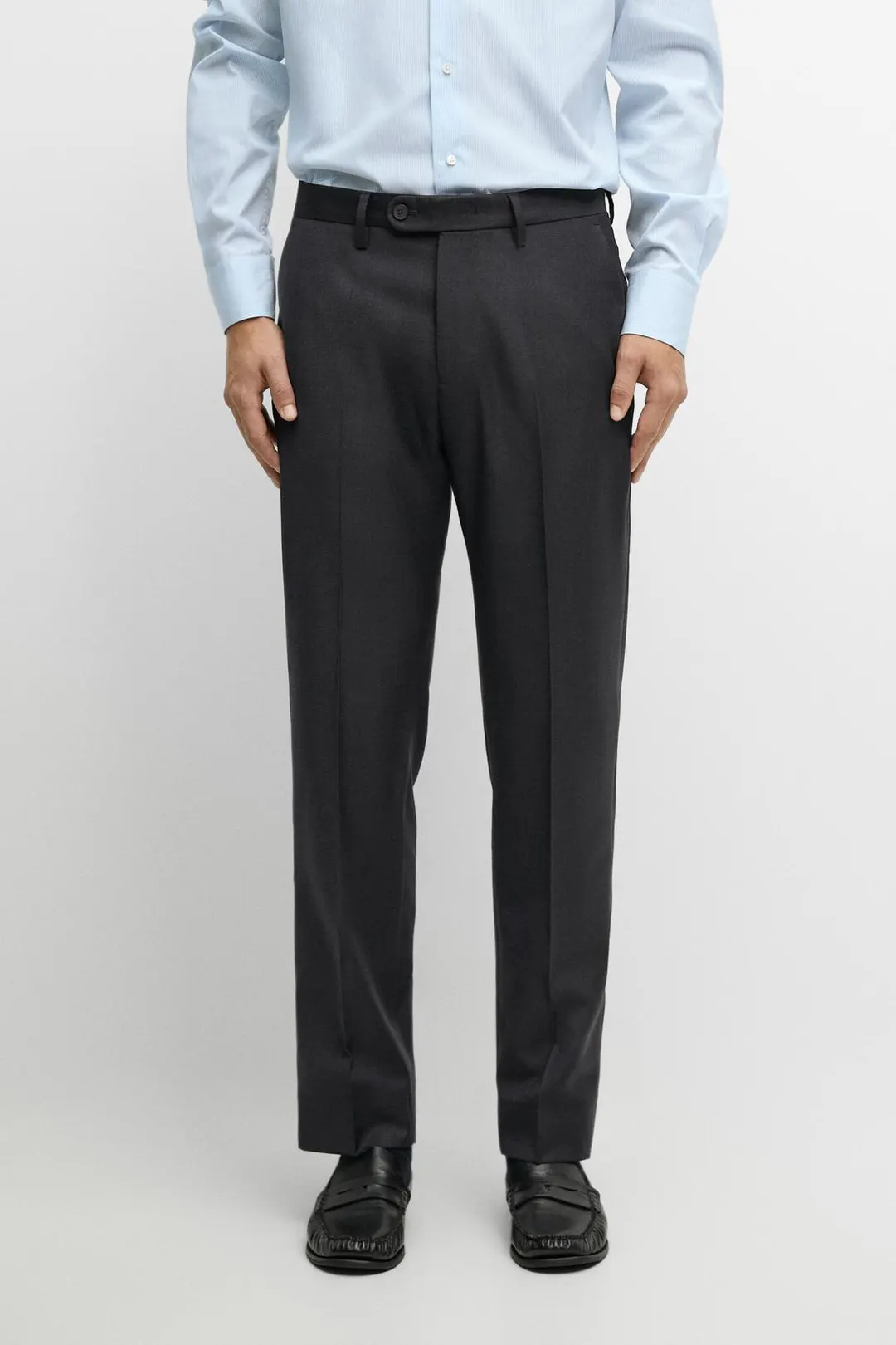 Костюмные брюки из 100% шерсти, Massimo Dutti