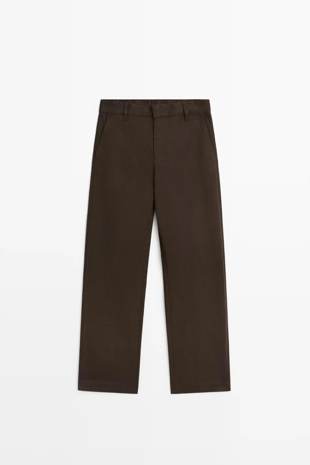 Брюки из эластичного смесового хлопка, Massimo Dutti
