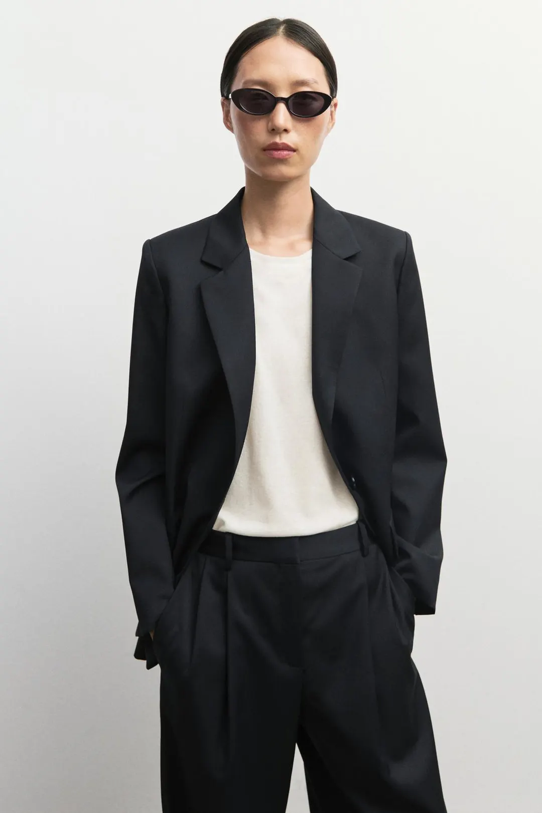 Пиджак на двух пуговицах из 100% особо тонкой шерсти, Massimo Dutti