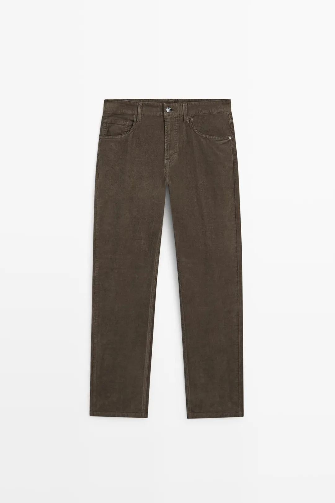 Вельветовые брюки зауженного кроя, Massimo Dutti