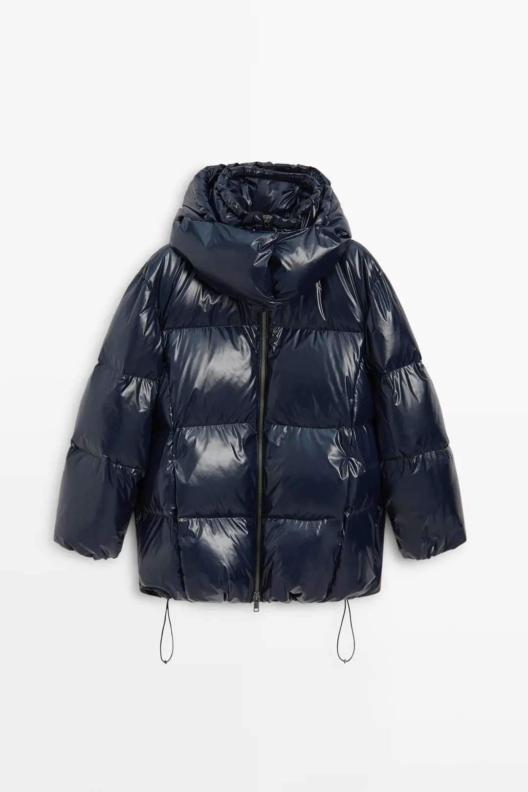 Блестящий пуховик, Massimo Dutti