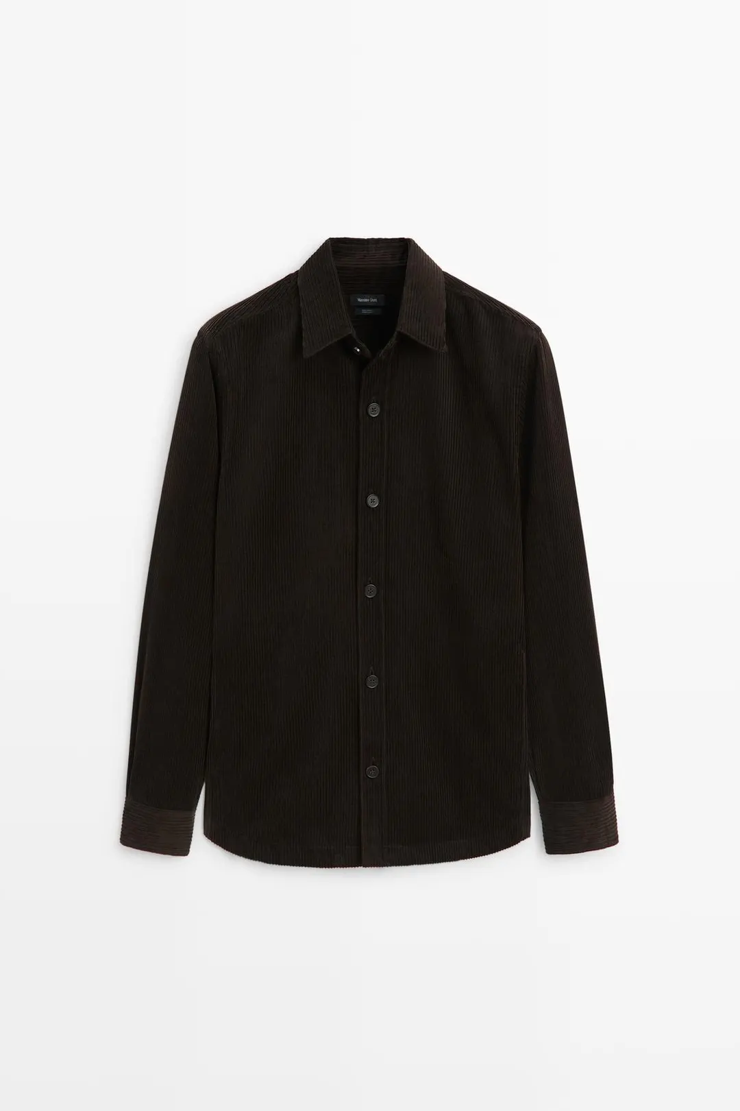 Рубашка верхняя вельветовая из 100% хлопка, Massimo Dutti