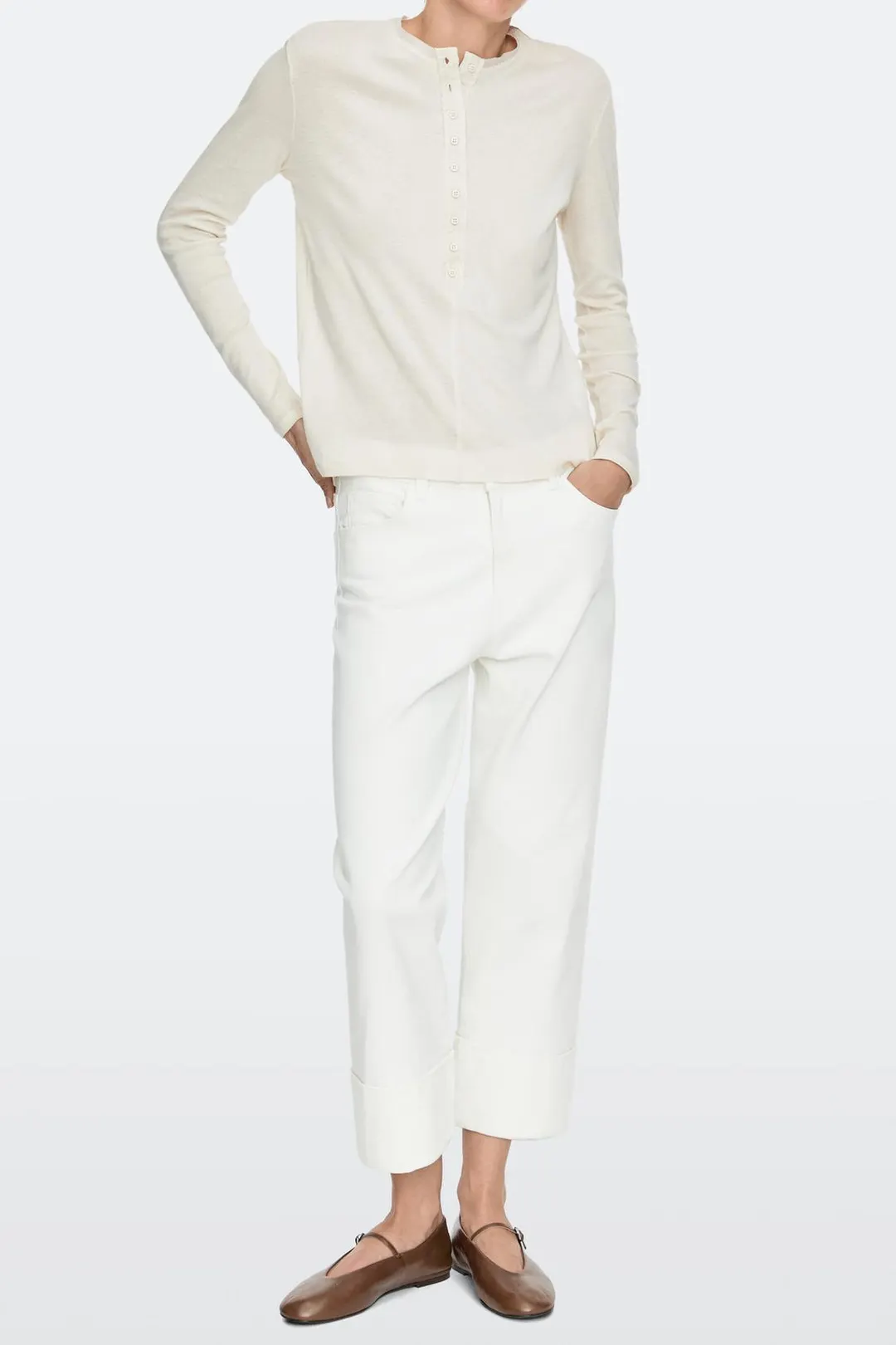 Балетки из мягкой кожи, Massimo Dutti