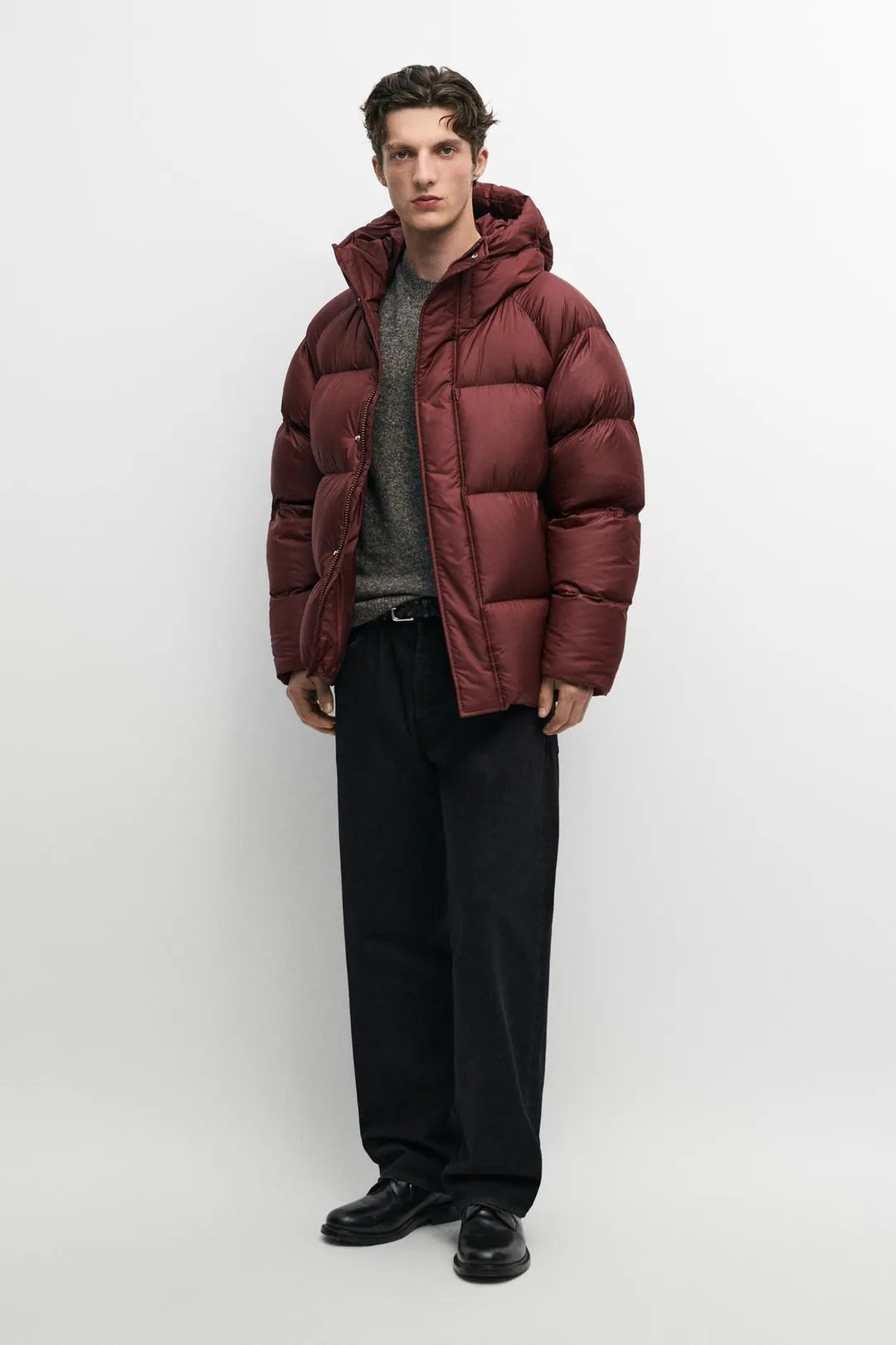Пуховик с капюшоном, Massimo Dutti