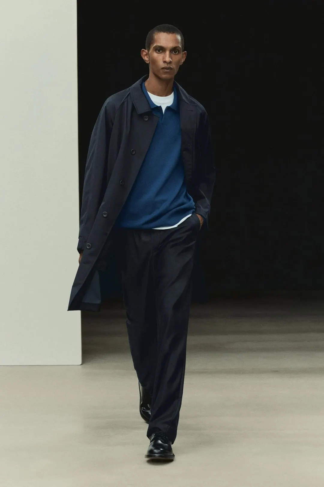 Тренч из 100% шерсти, Massimo Dutti