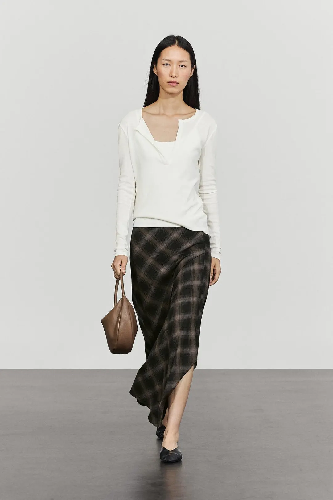 Футболка хенли из 100% хлопка, Massimo Dutti