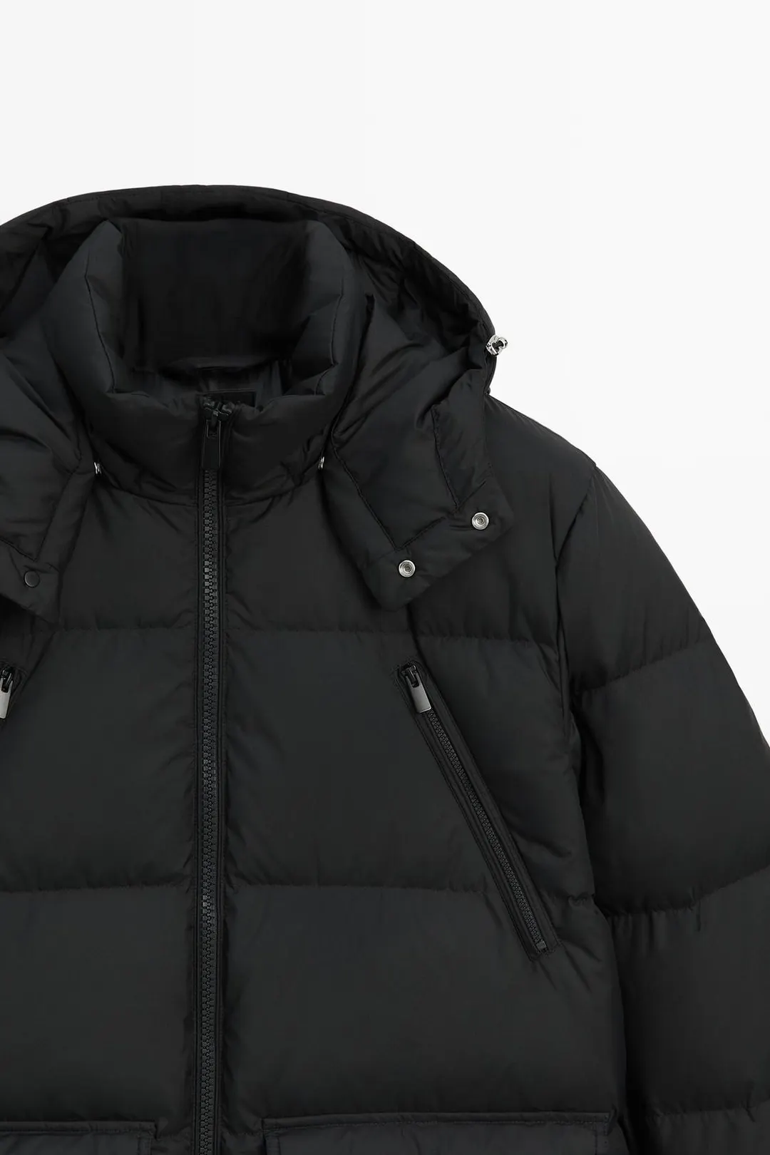Пуховик с карманами, Massimo Dutti
