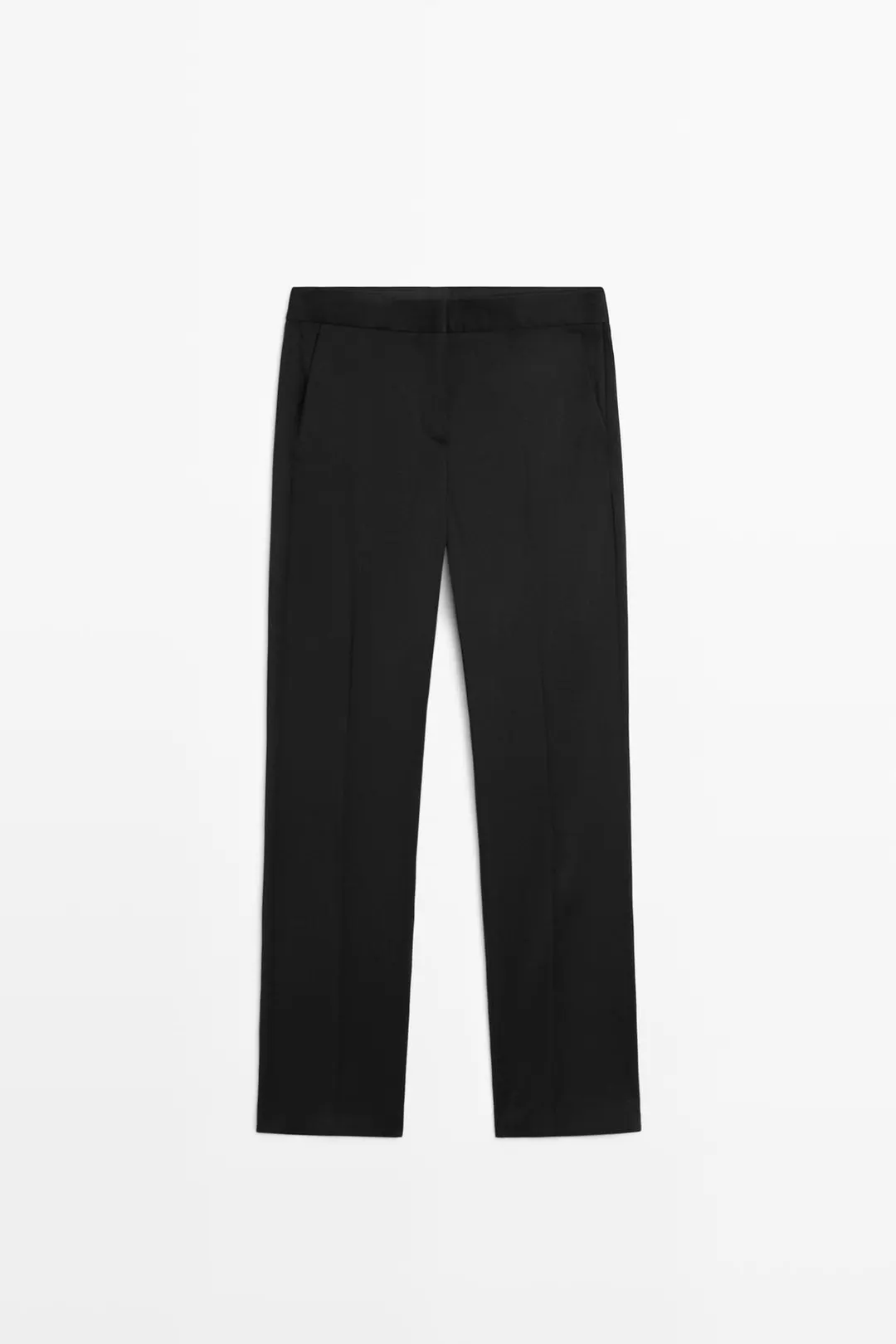 Прямые брюки из 100% тонкой шерсти, Massimo Dutti