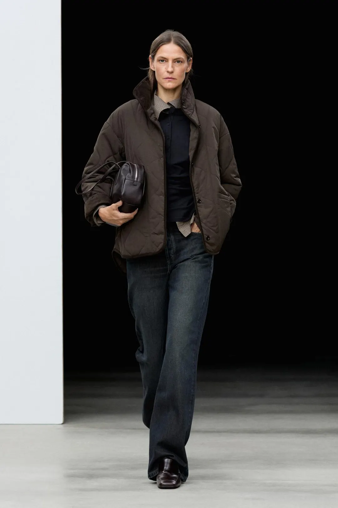 Куртка с волнистой прострочкой, Massimo Dutti
