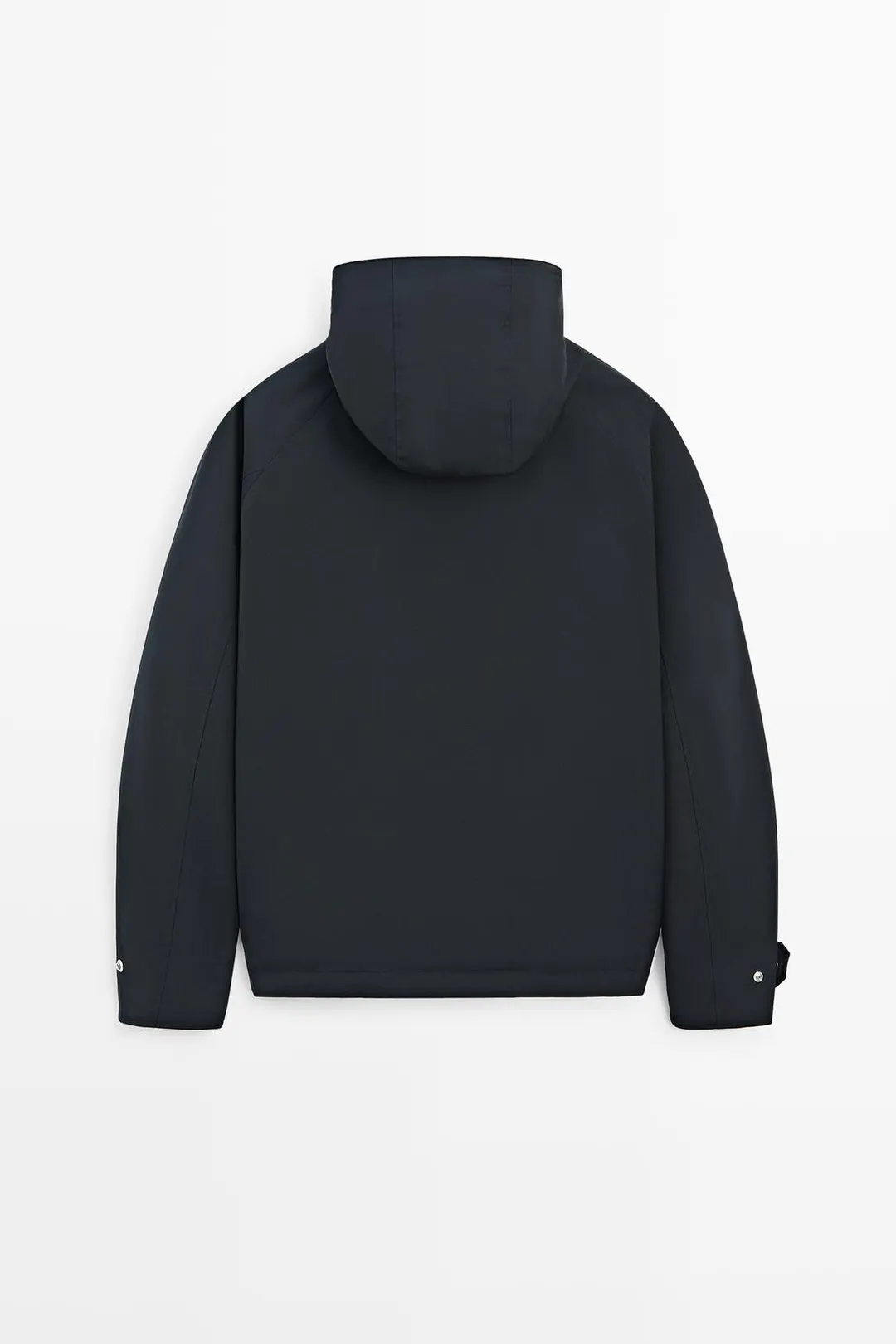Короткая стеганая парка с карманами, Massimo Dutti