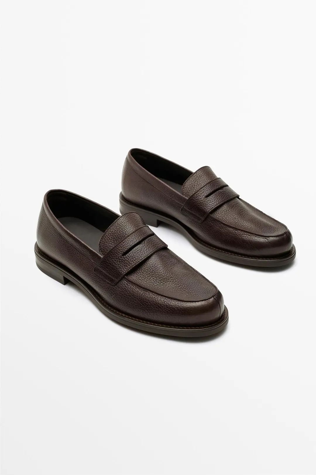 Лоферы из мягкой кожи, Massimo Dutti