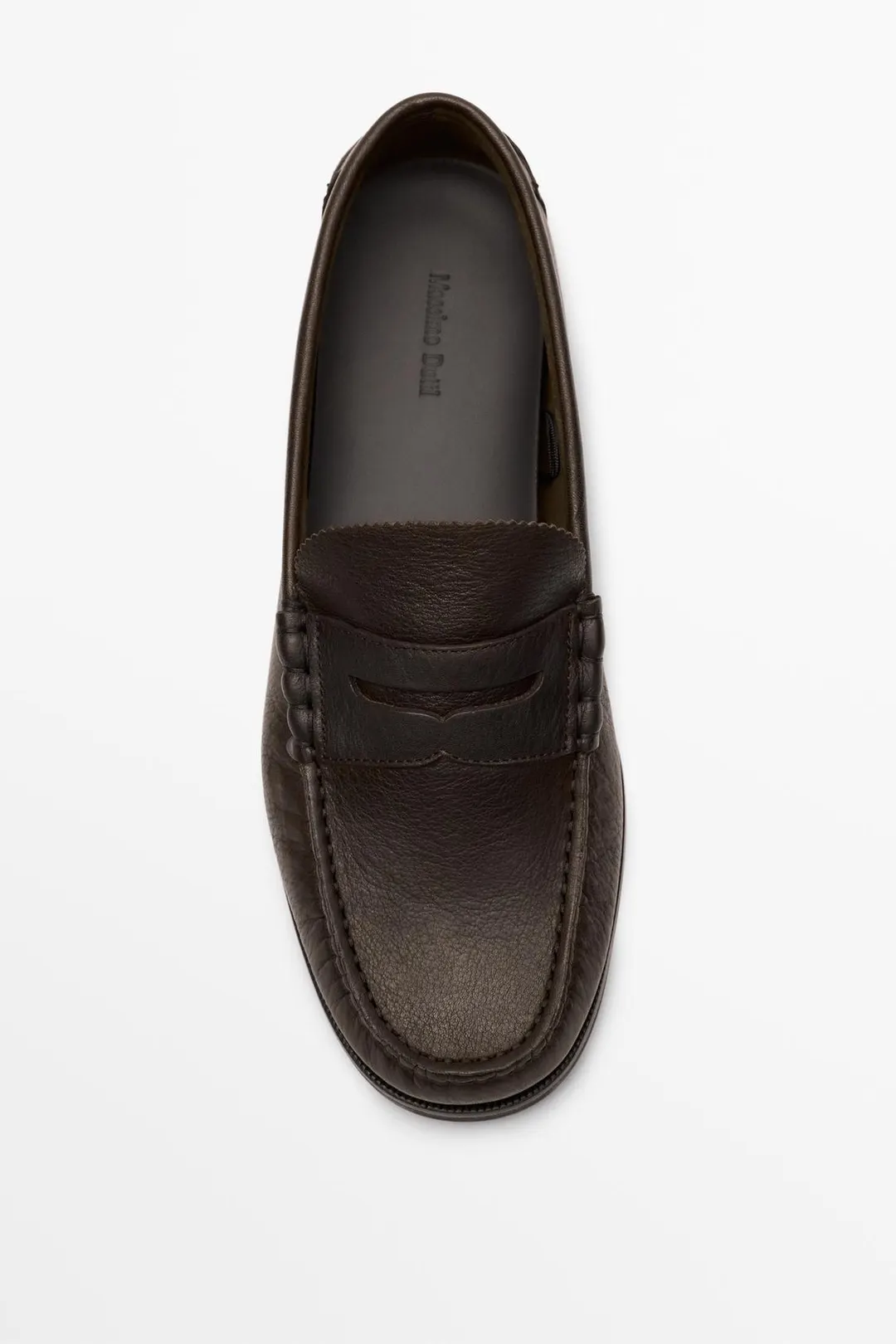 Кожаные пенни-лоферы, Massimo Dutti