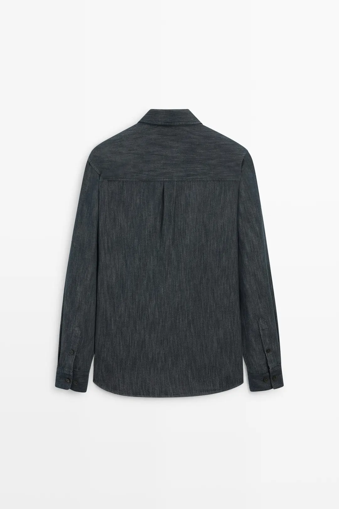 Джинсовая рубашка стандартного кроя из 100% хлопка, Massimo Dutti