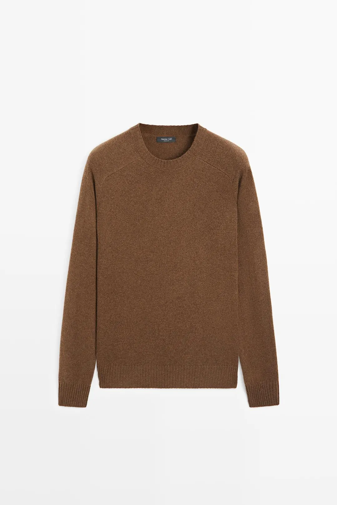 Свитер из смесовой шерсти с круглым вырезом, Massimo Dutti