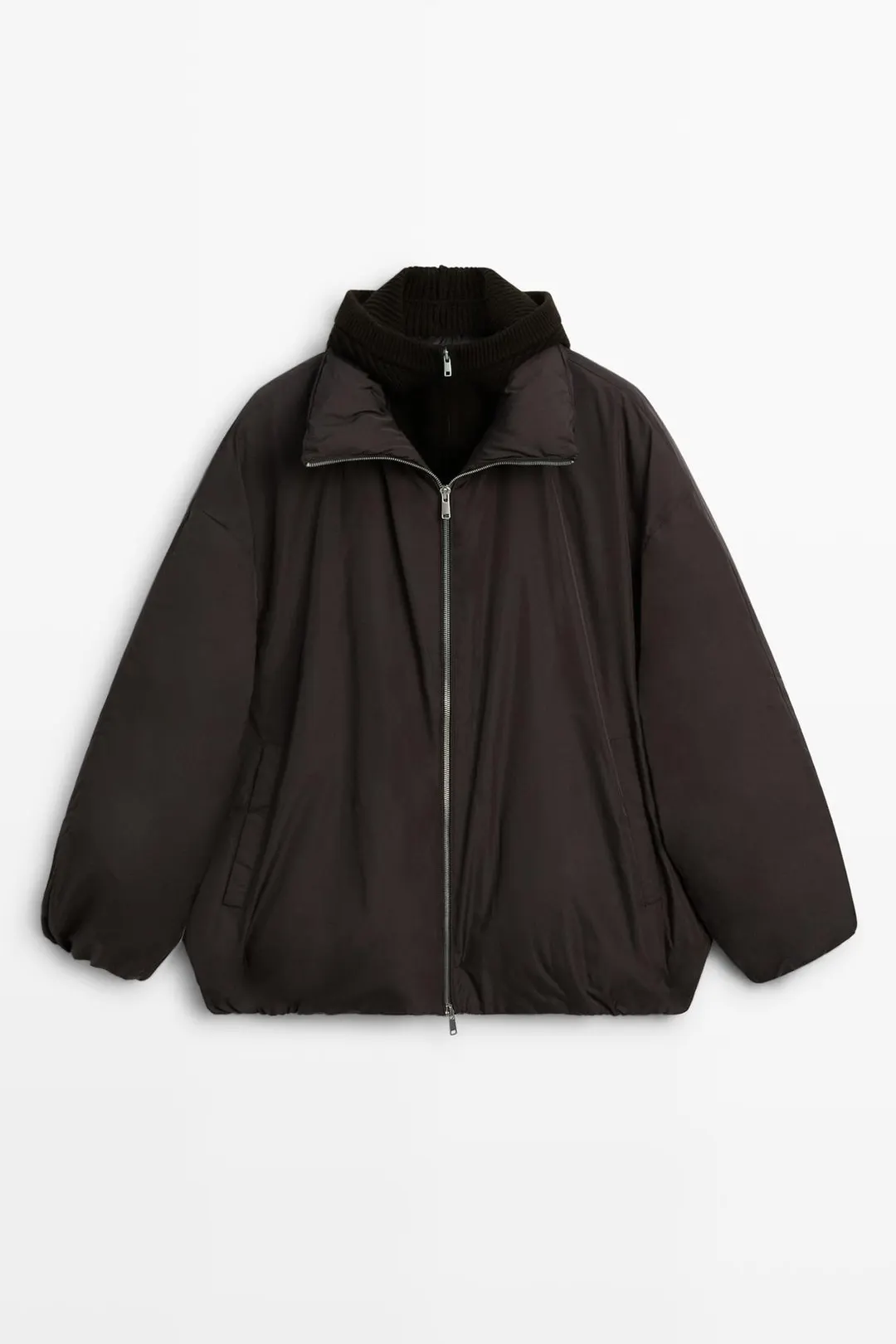 Пуховик со съемной деталью, Massimo Dutti