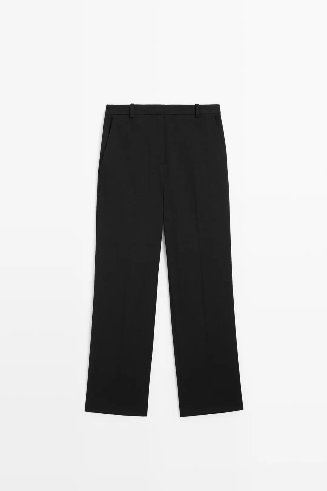 Эластичные брюки прямого кроя, Massimo Dutti