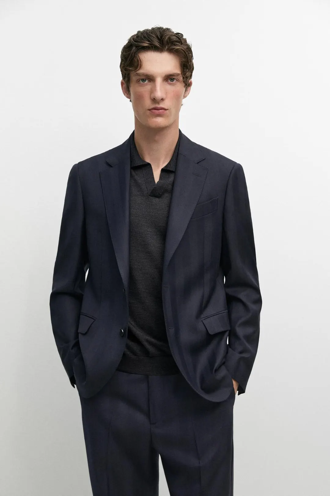 Пиджак костюмный в елочку, Massimo Dutti