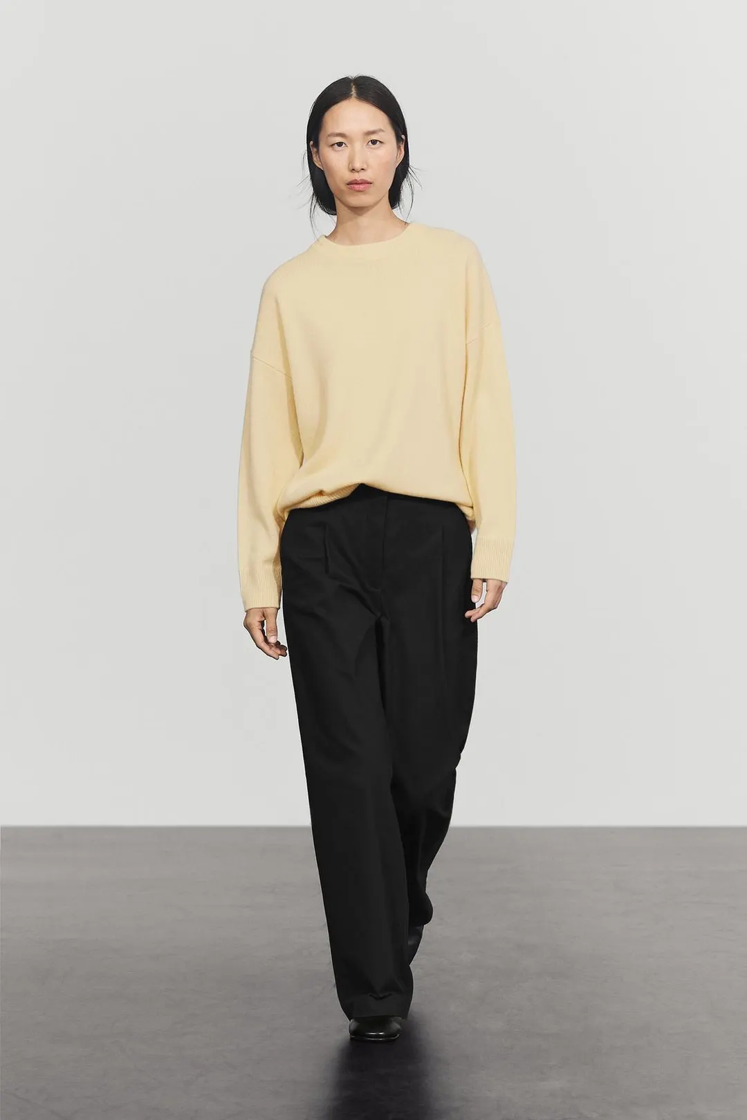 Вязаный свитер оверсайз из 100% кашемира, Massimo Dutti