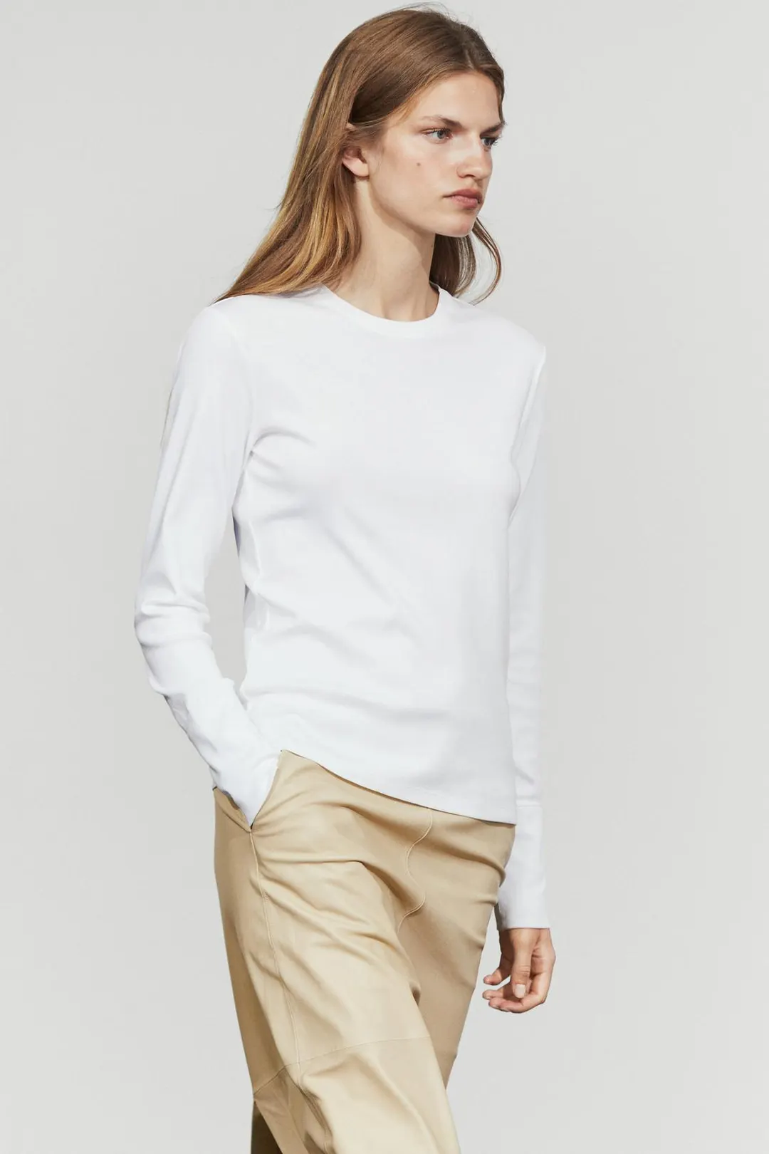 Лонгслив из 100% хлопка, Massimo Dutti