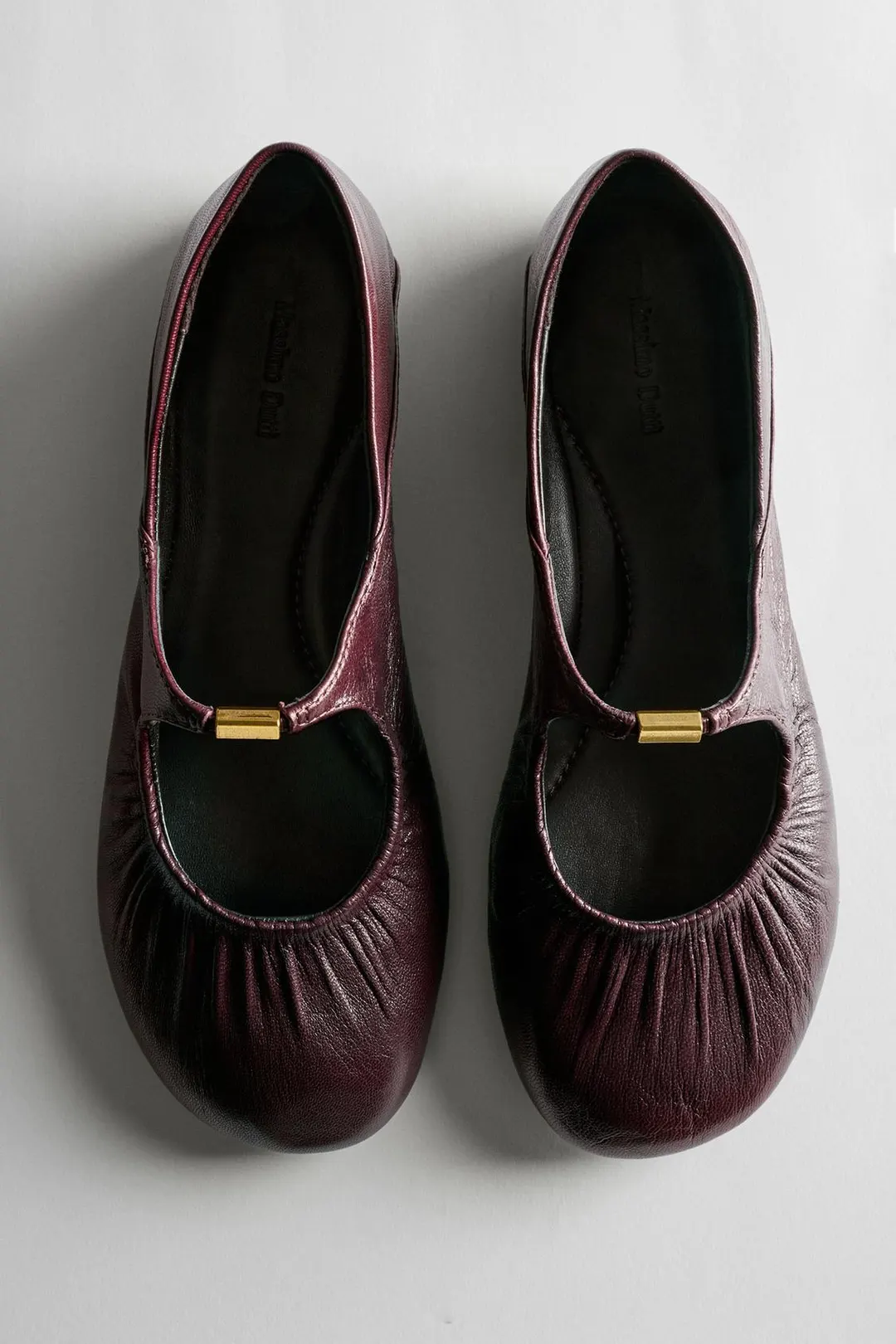 Балетки из мягкой кожи, Massimo Dutti