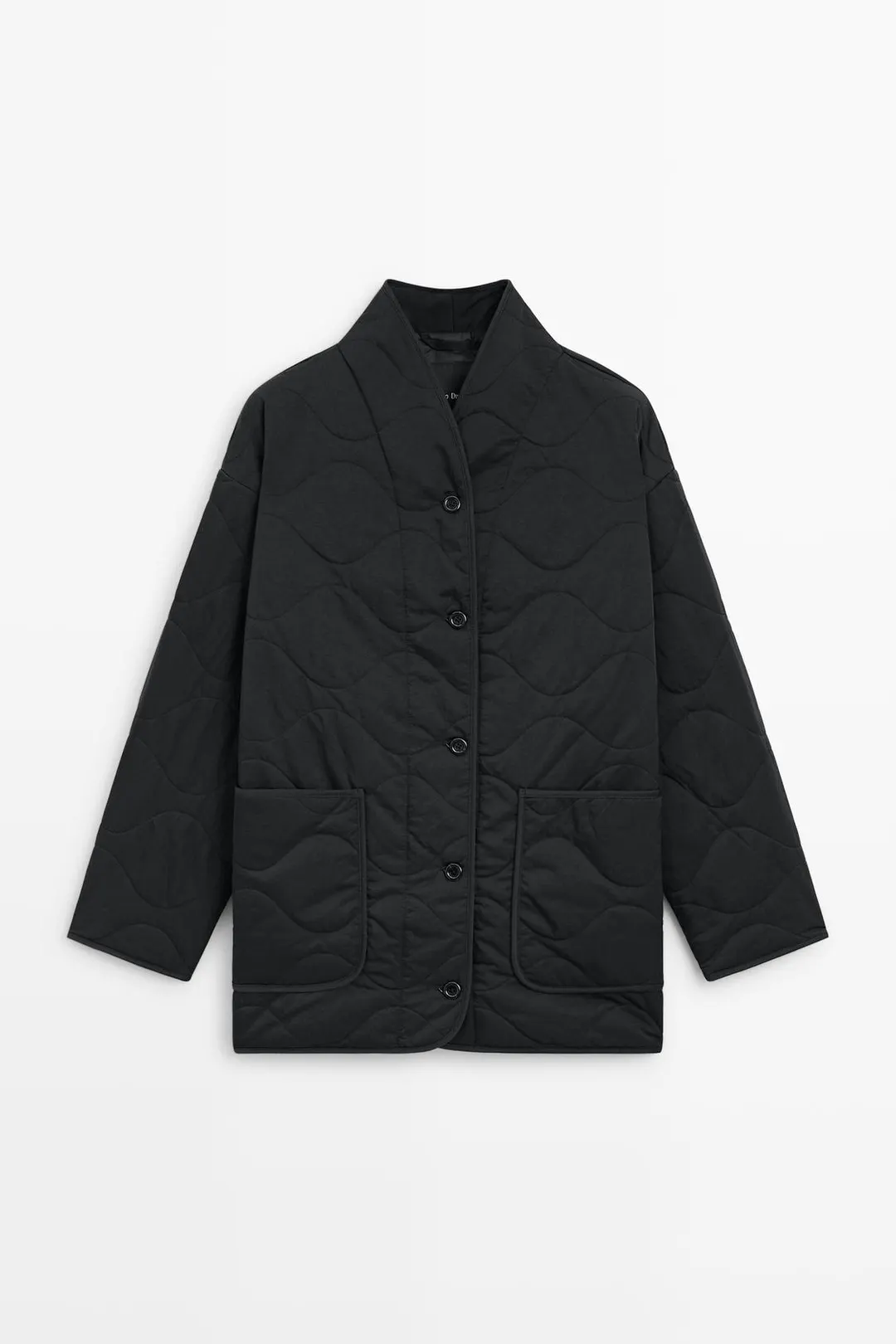 Куртка легкая стеганая с воротником-стойкой, Massimo Dutti