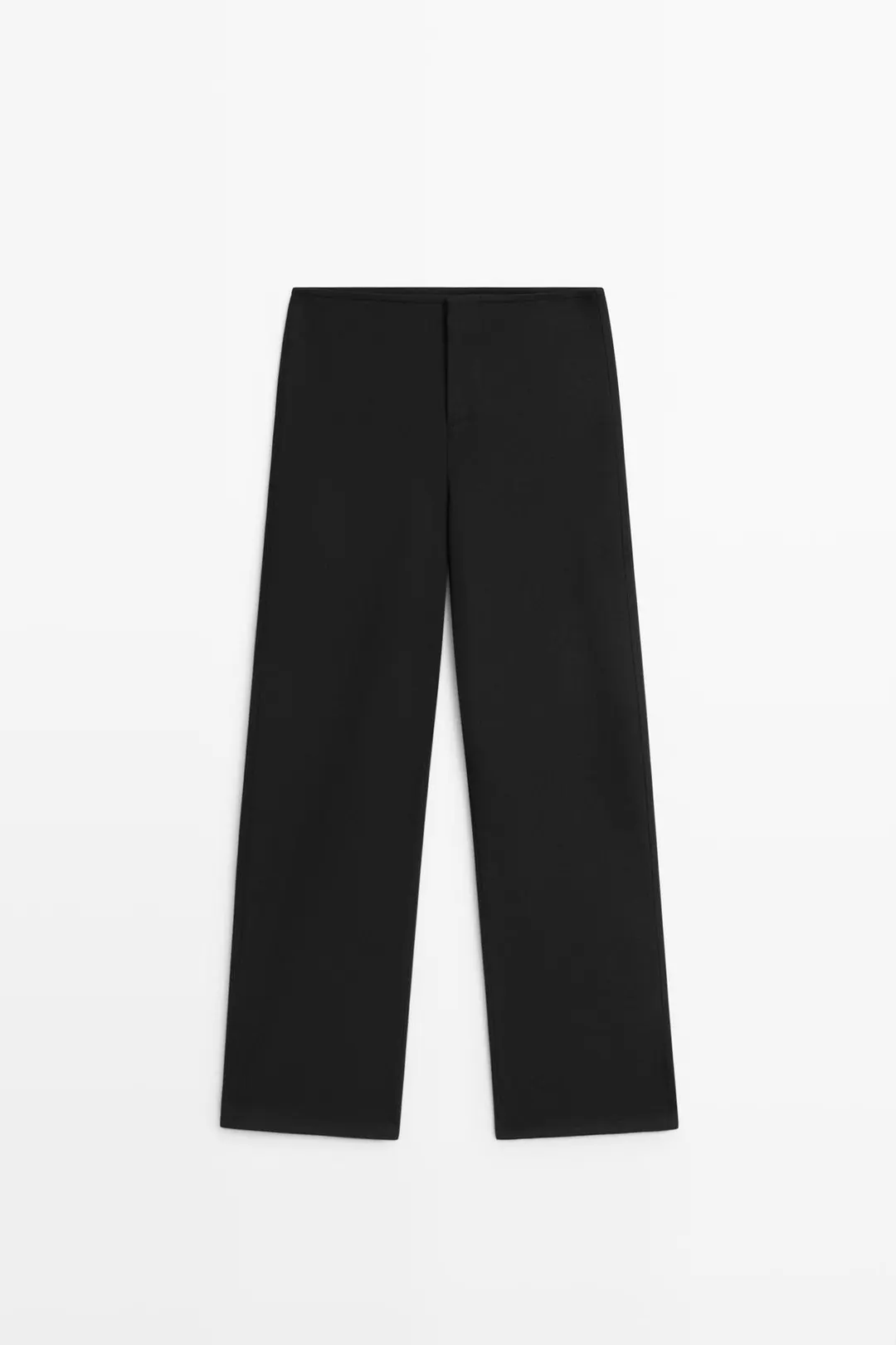 Брюки прямого кроя из технологичной ткани, Massimo Dutti