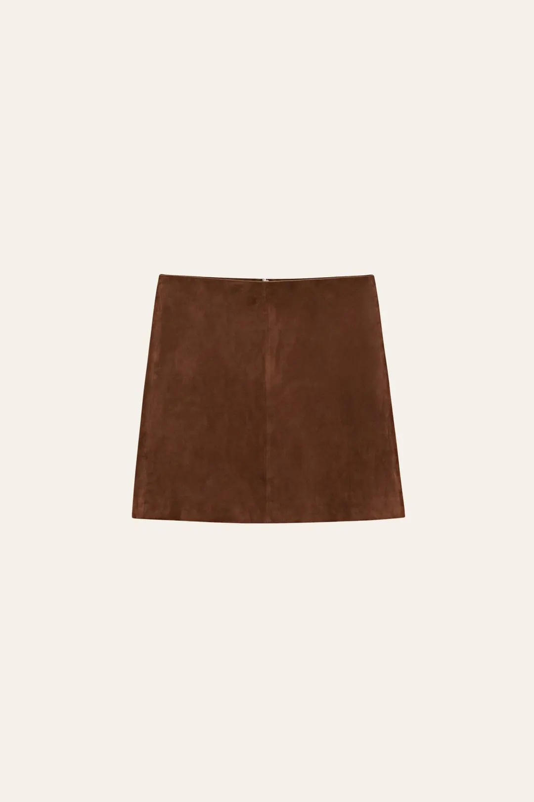 Мини-юбка из замши, Massimo Dutti