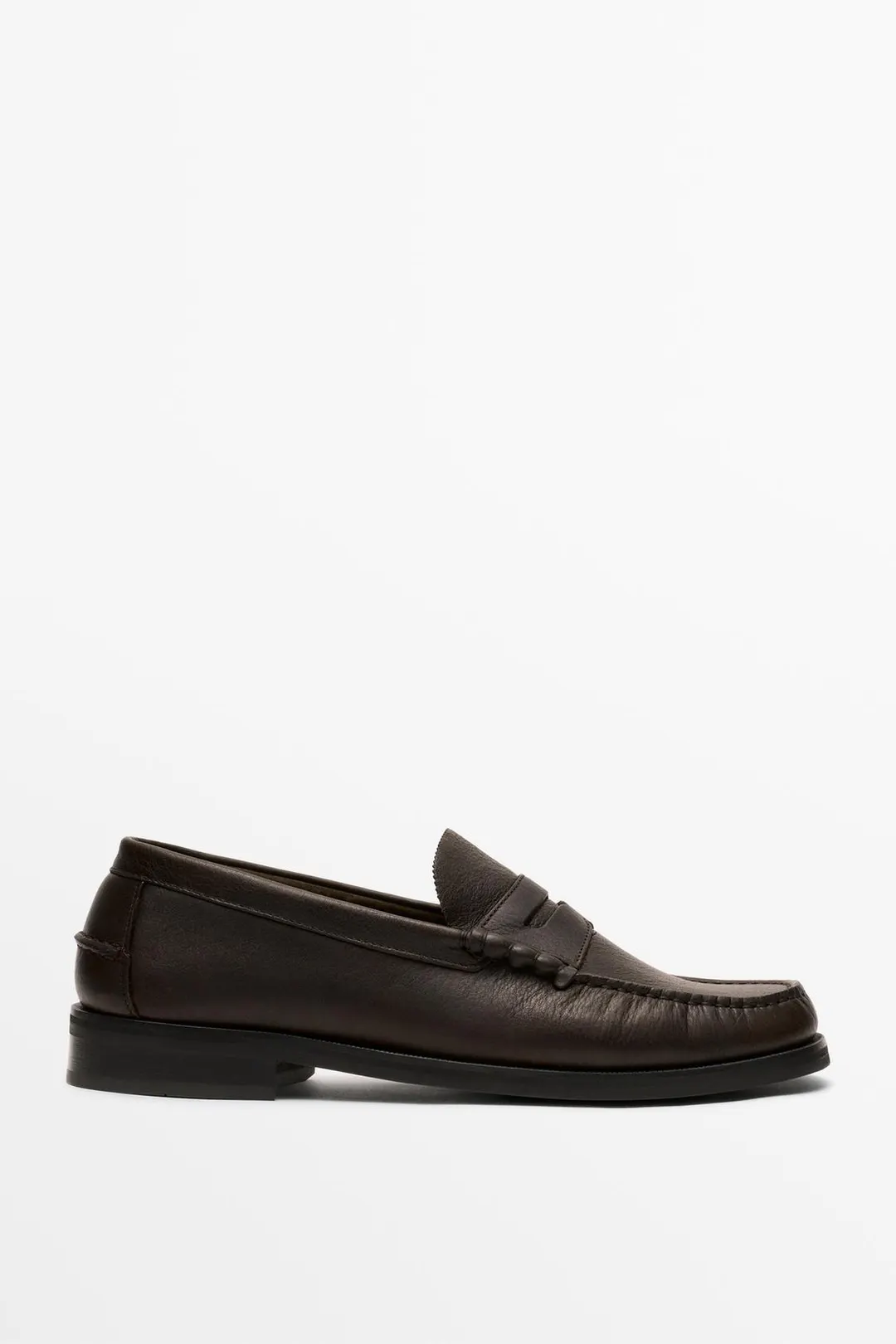 Кожаные пенни-лоферы, Massimo Dutti