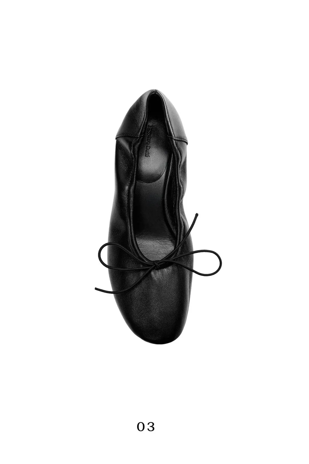 Балетки на высоком каблуке, Massimo Dutti