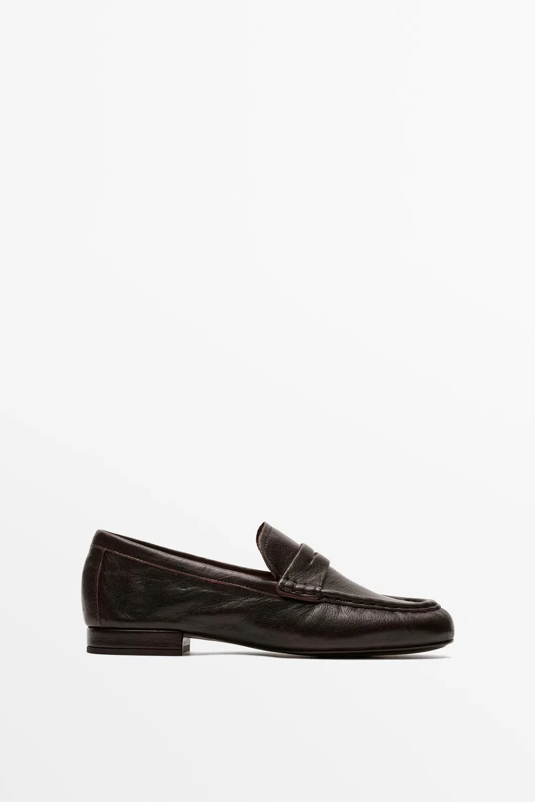 Пенни-лоферы из мягкой кожи, Massimo Dutti
