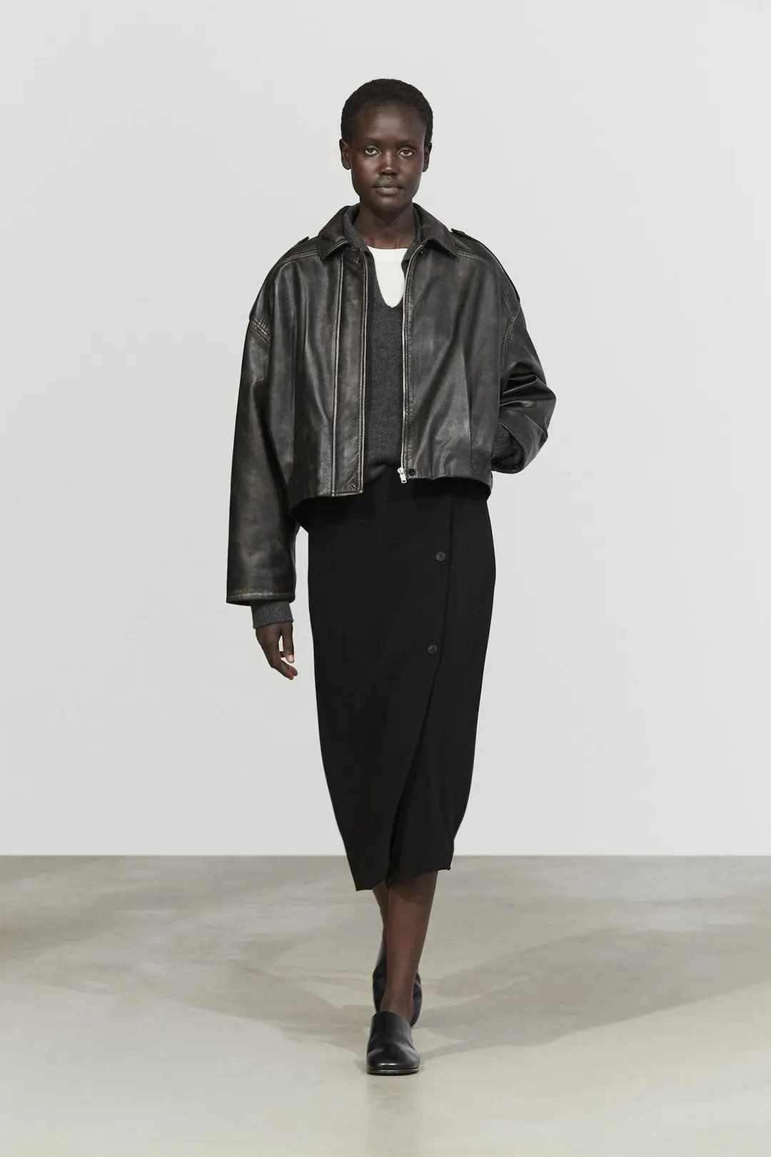 Юбка миди с пуговицами, Massimo Dutti