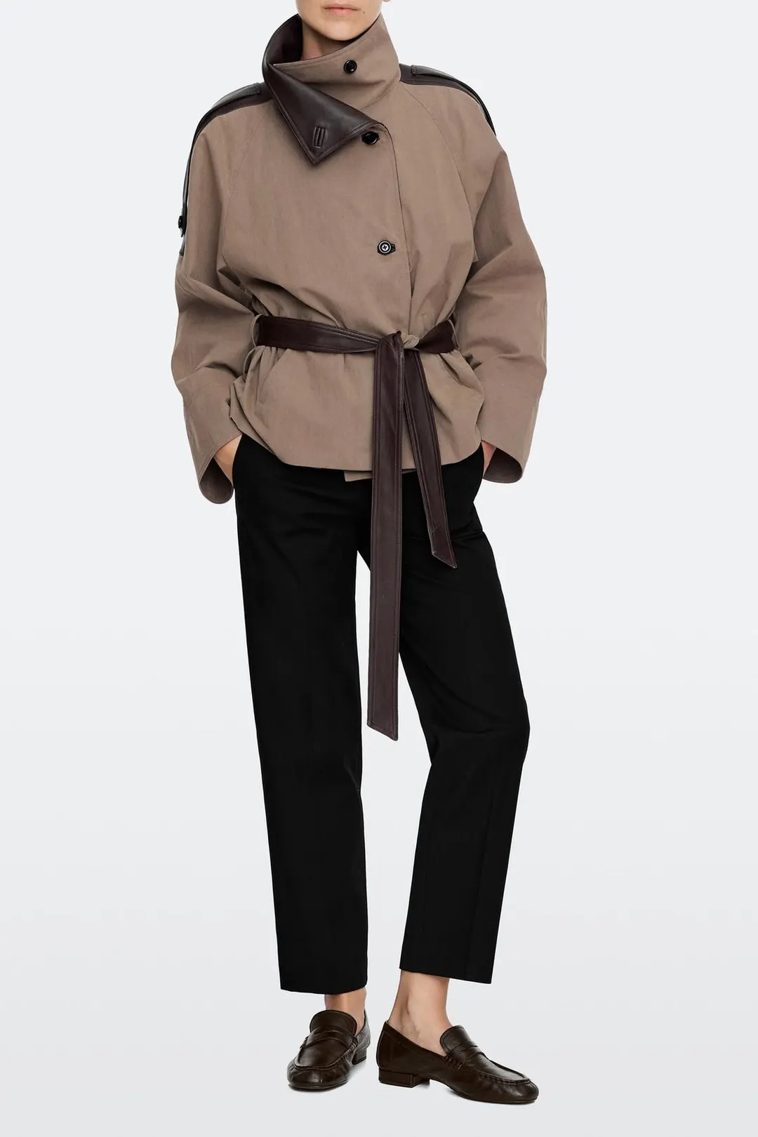 Пенни-лоферы из мягкой кожи, Massimo Dutti